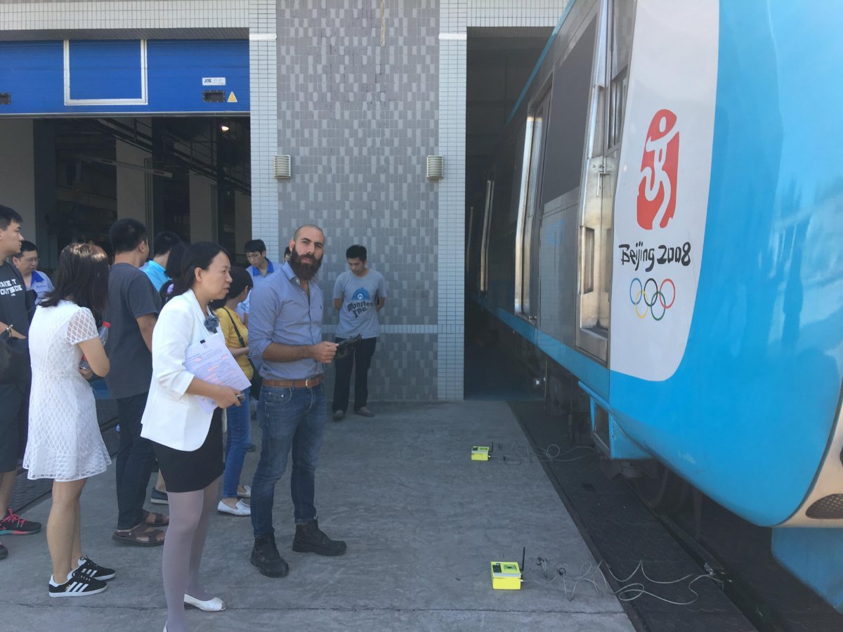 Demo POWERVE presso Beijing Metro – Cina, settembre 2017)