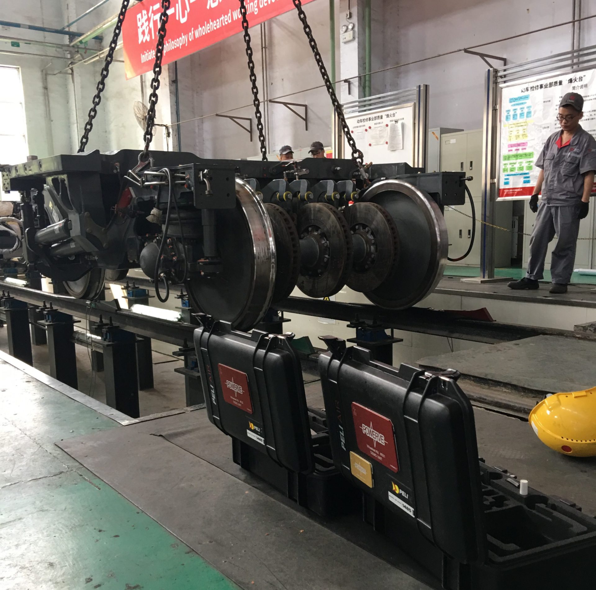 Gira de demo de POWERVE en China: CRRC Tangshan