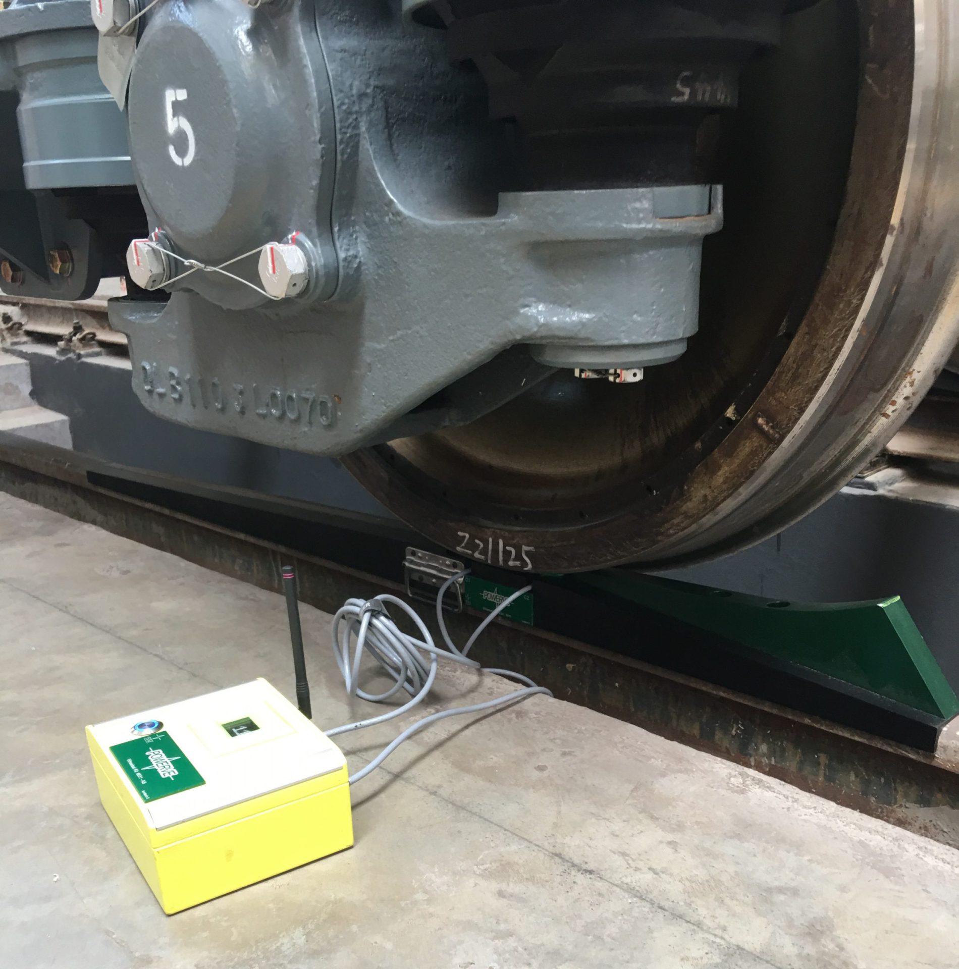 Rolling stock Weigher - wheel
