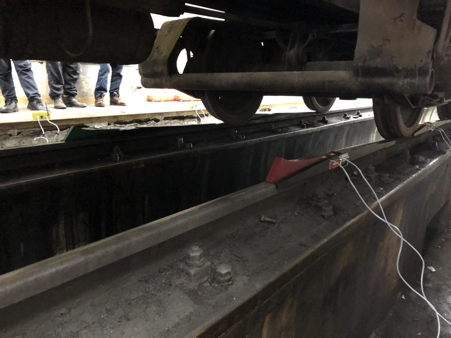 Static train weighing system POWERVE in Romania