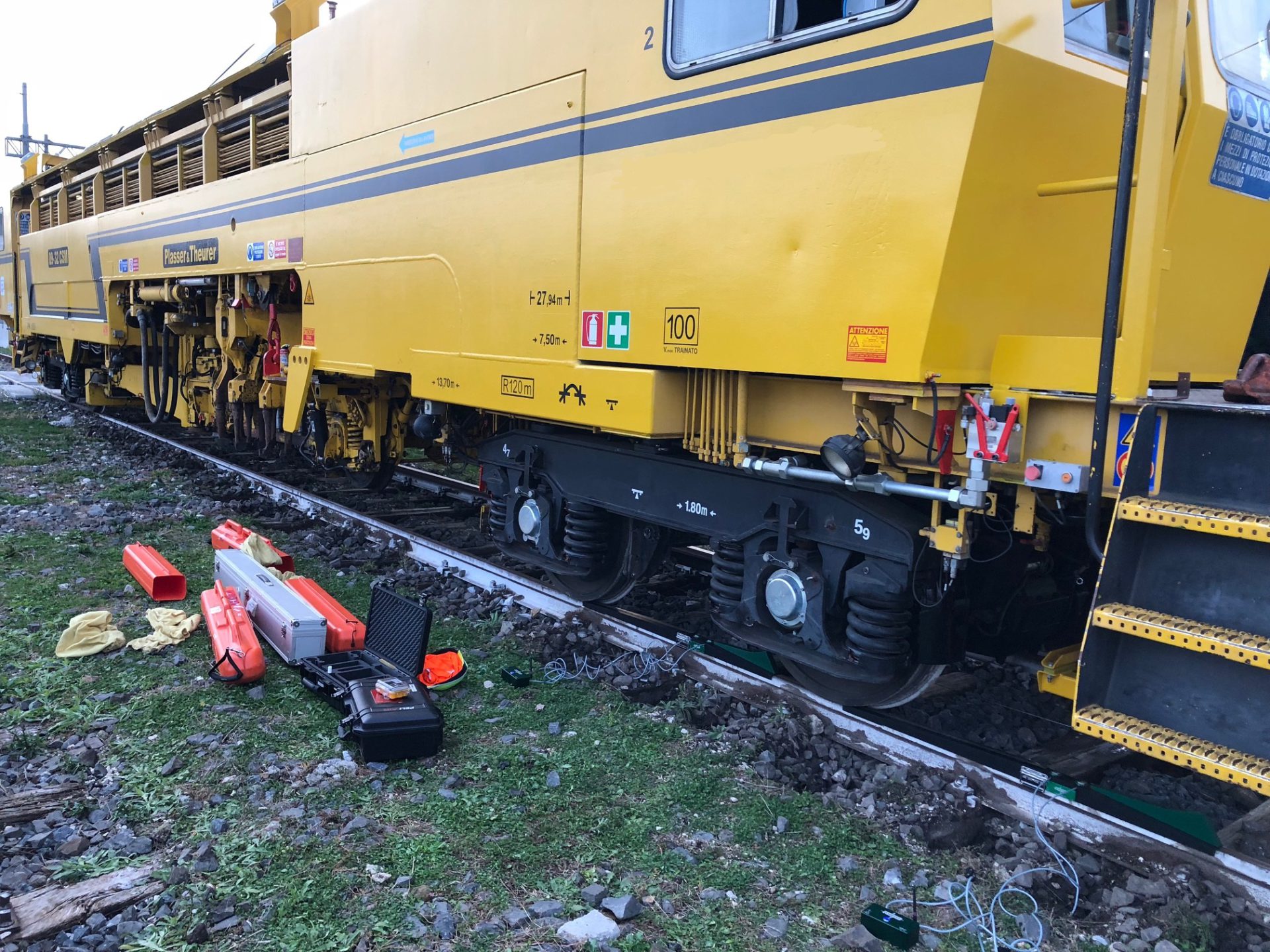 Plasser Italiana: Demo de POWERVE en Velletri (Italia)
