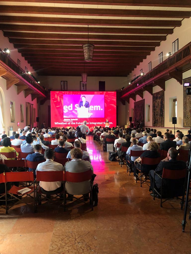 Platea durante il Wheelset Congress 2019
