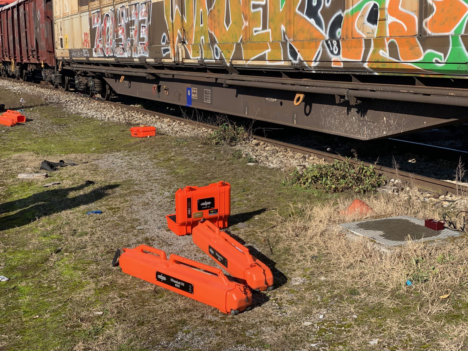 Mobile train weigher in DB Cargo IT
