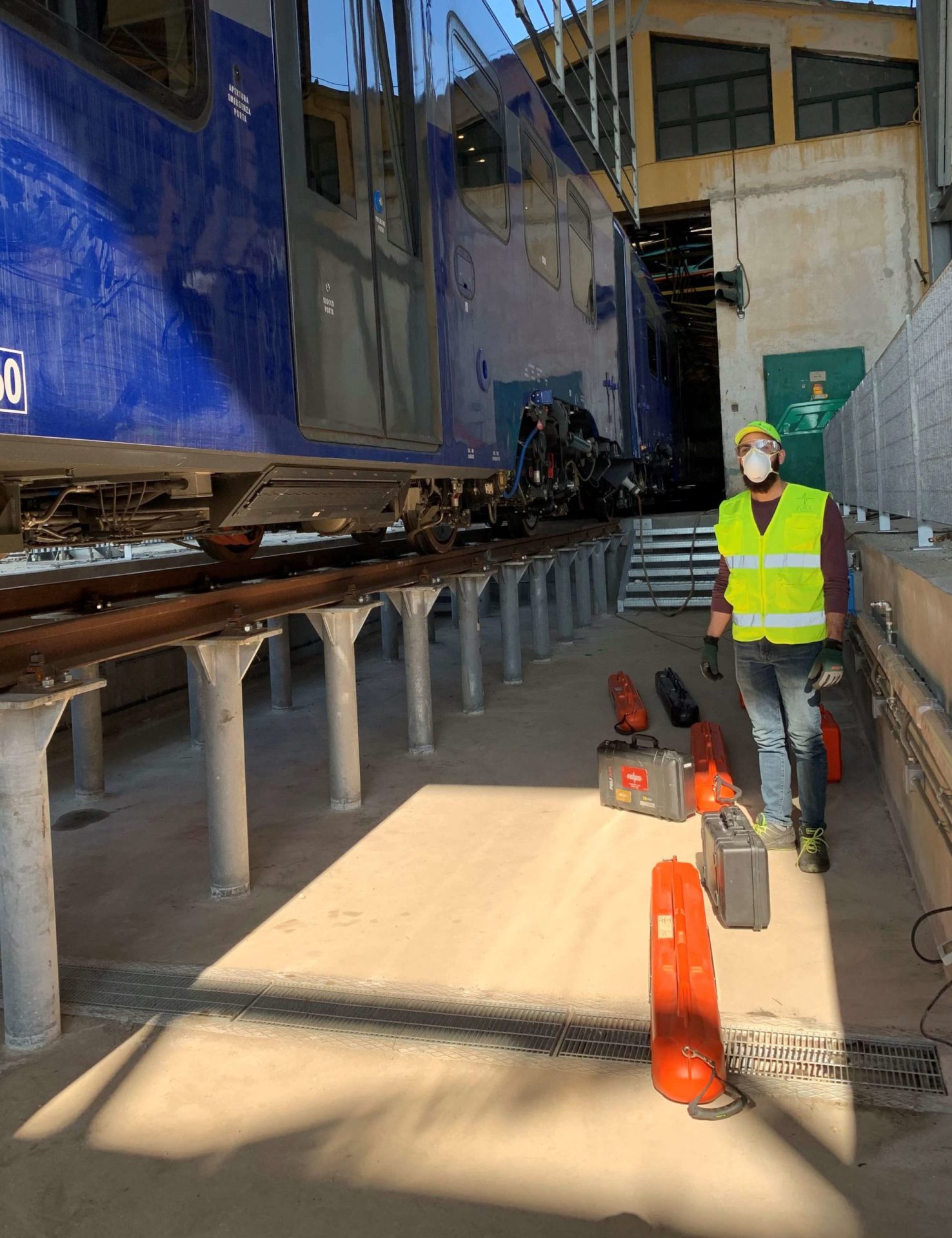 IVM Engineer installing POWERVE in safety