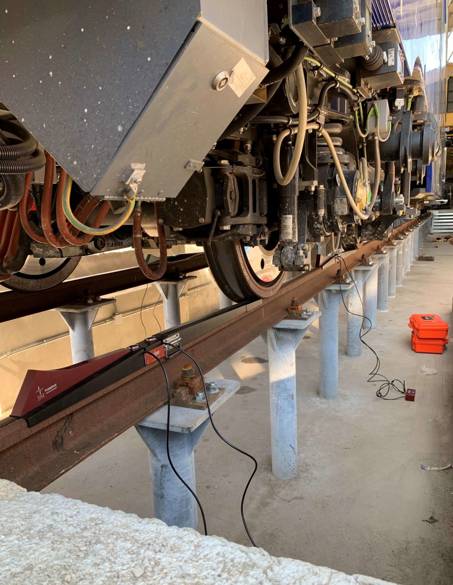 POWERVE during EAV derailment tests