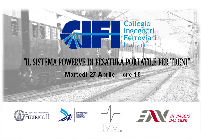 CIFI Webinar: ”POWERVE: the portable weighing system for railway vehicles”
