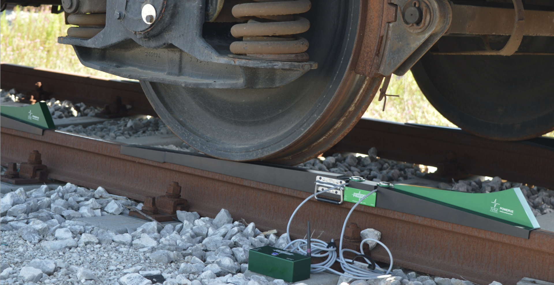 Mobile train weigh