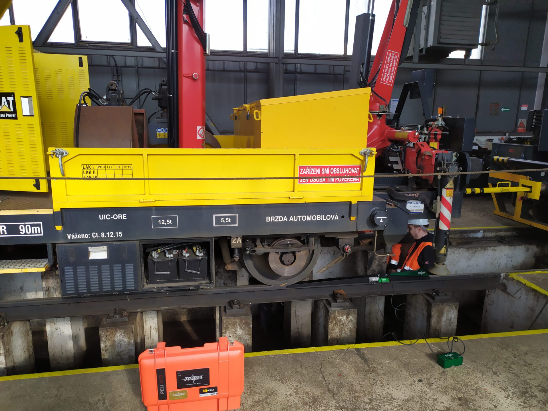 Portable railway Weigher