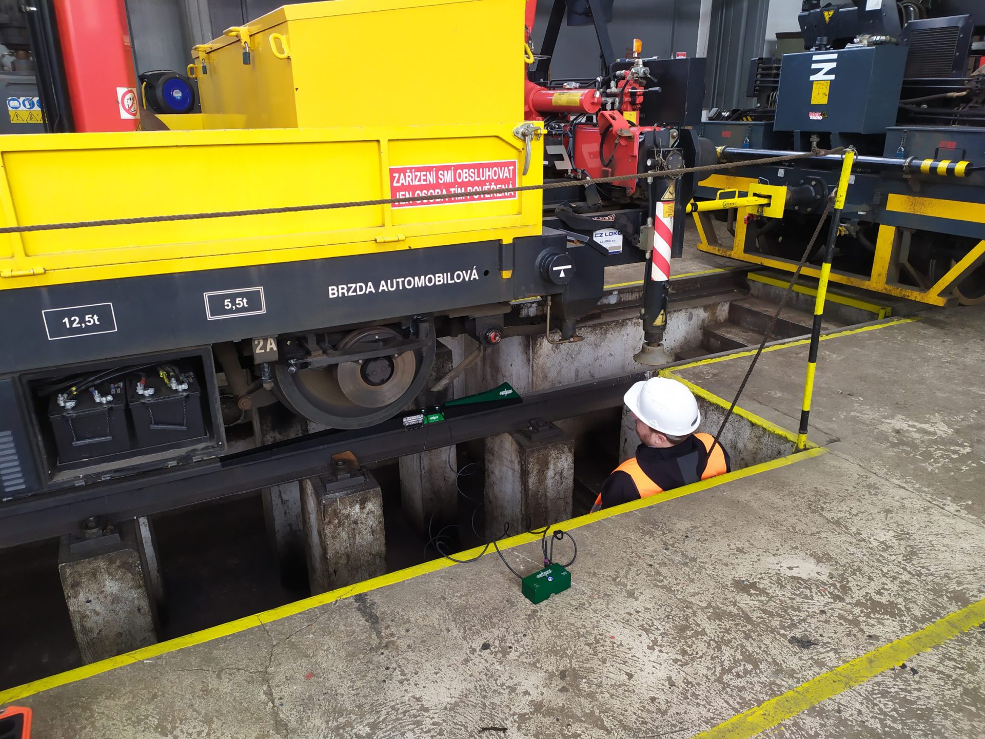 Train weigh system